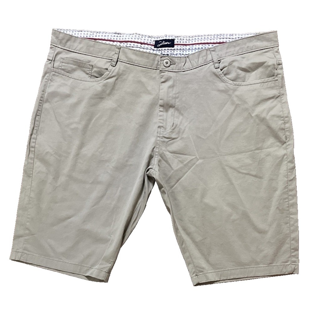 Siciliano Chino Shorts Mens Size 44 Relaxed Fit Beige NEW